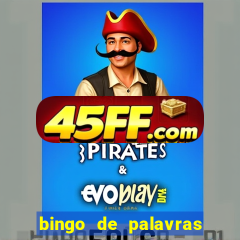 bingo de palavras cha de bebe